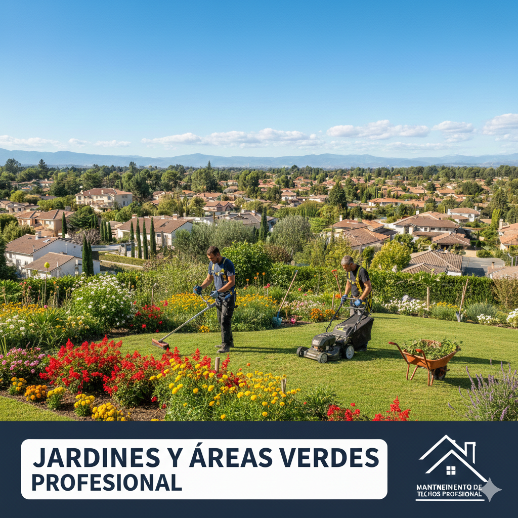 Jardines y áreas verdes